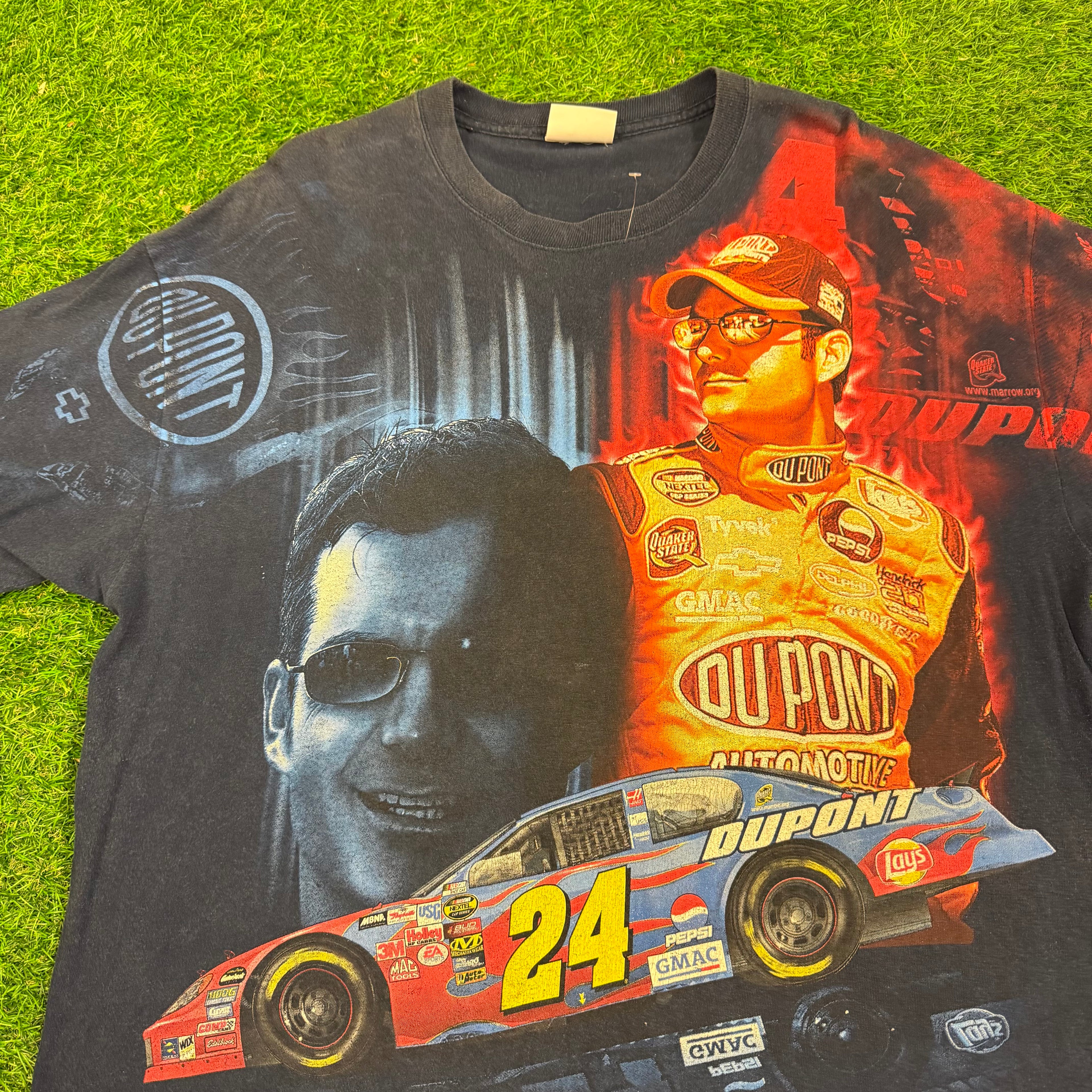 Vintage Jeff Gordon All Over Print Tee - XL