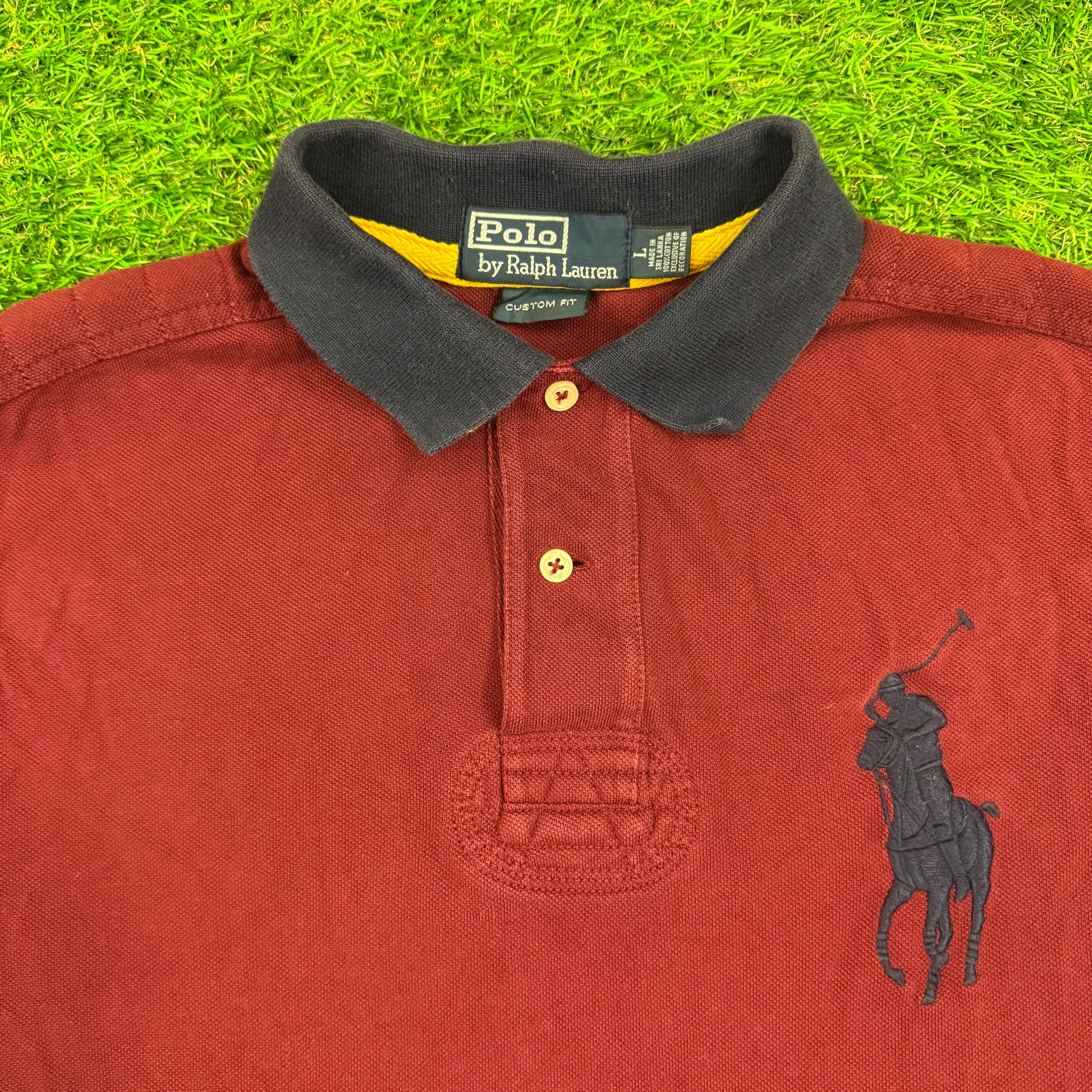 Burgundy Ralph Lauren Polo - L