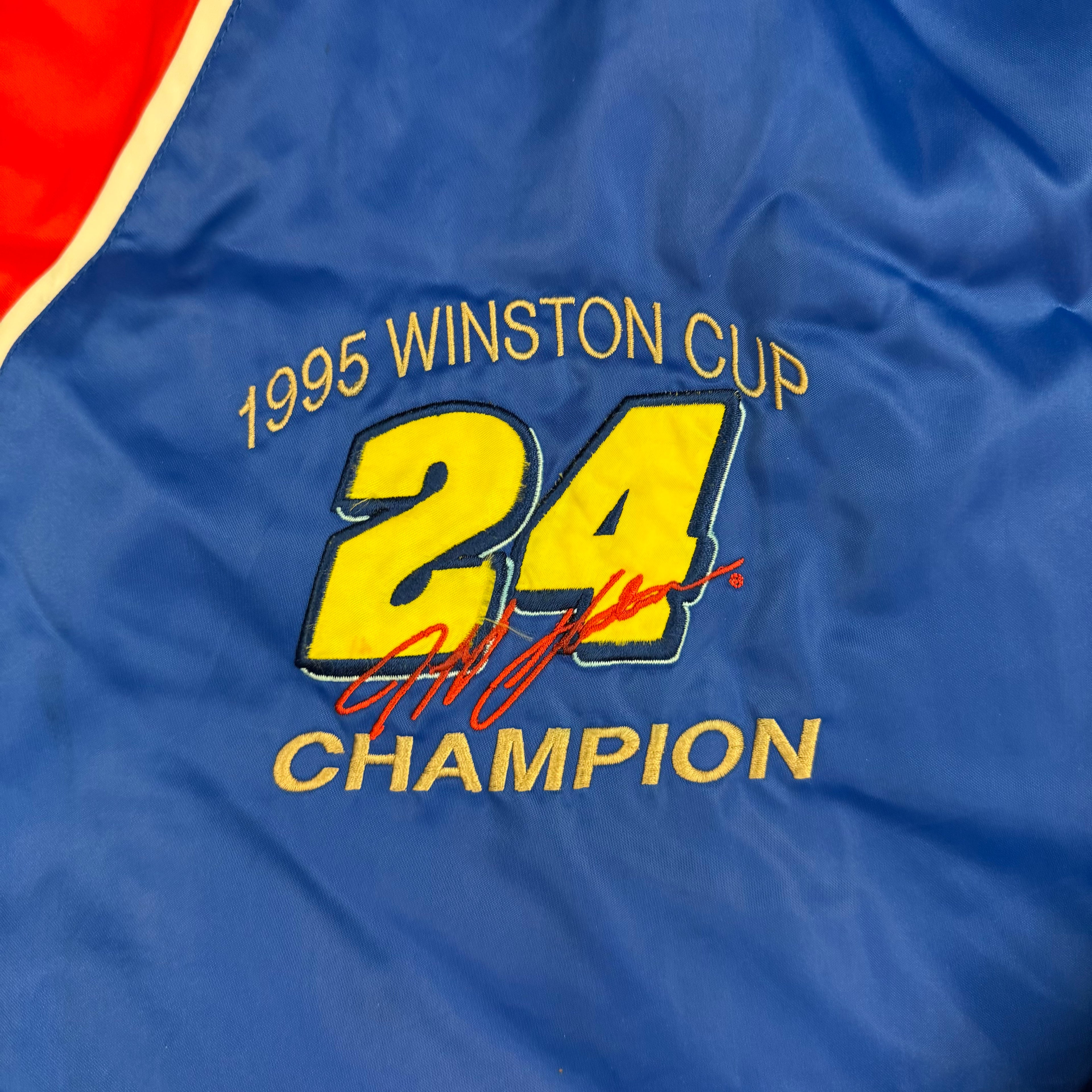 1995 Nutmeg Jeff Gordon Winston Cup Championship Jacket - XL