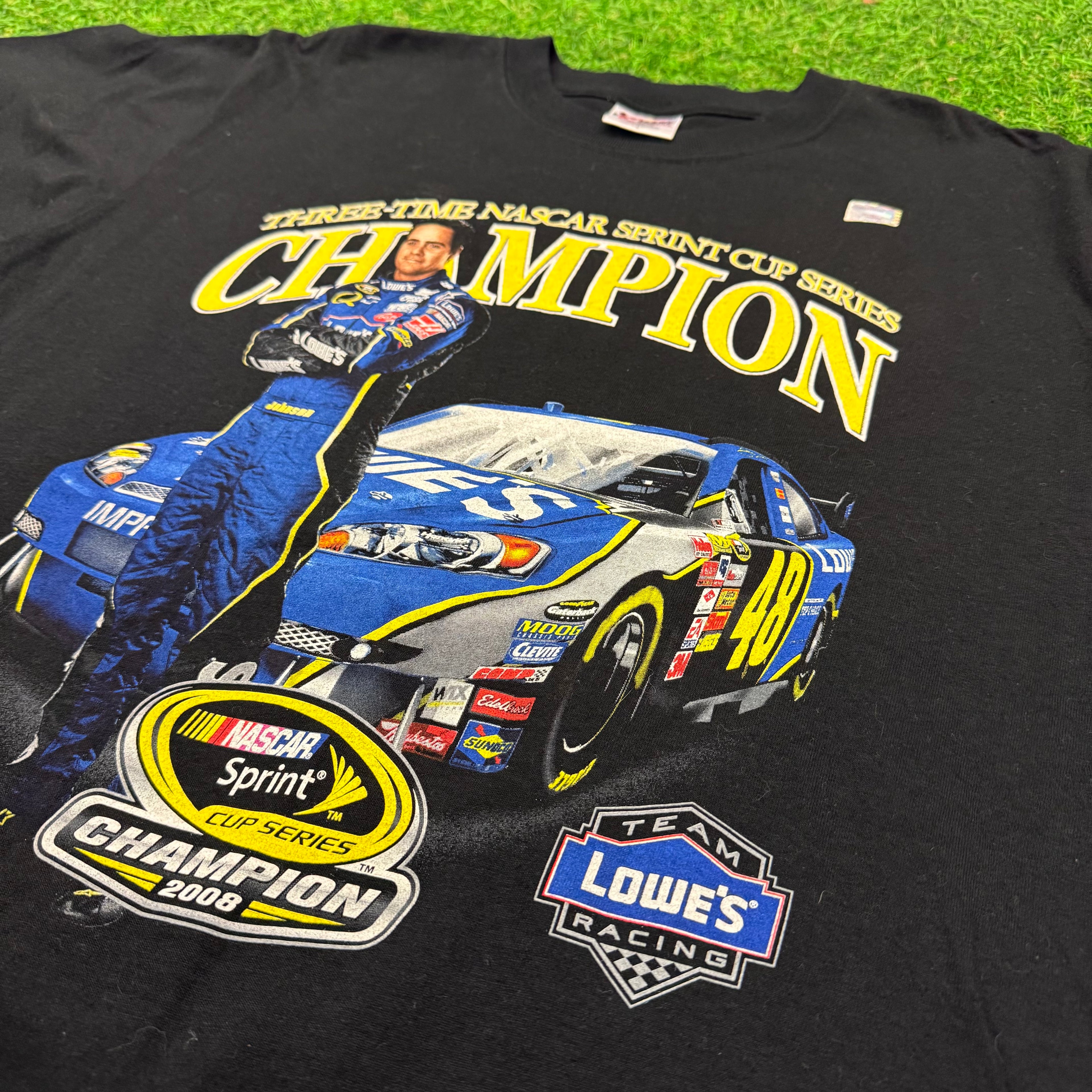 Jimmy Johnson 3X Champion Race Tee - L (Unworn)