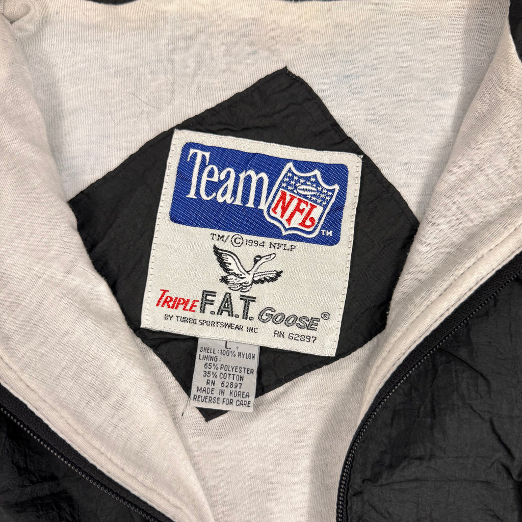 FAT Goose Carolina Panthers Windbreaker - L