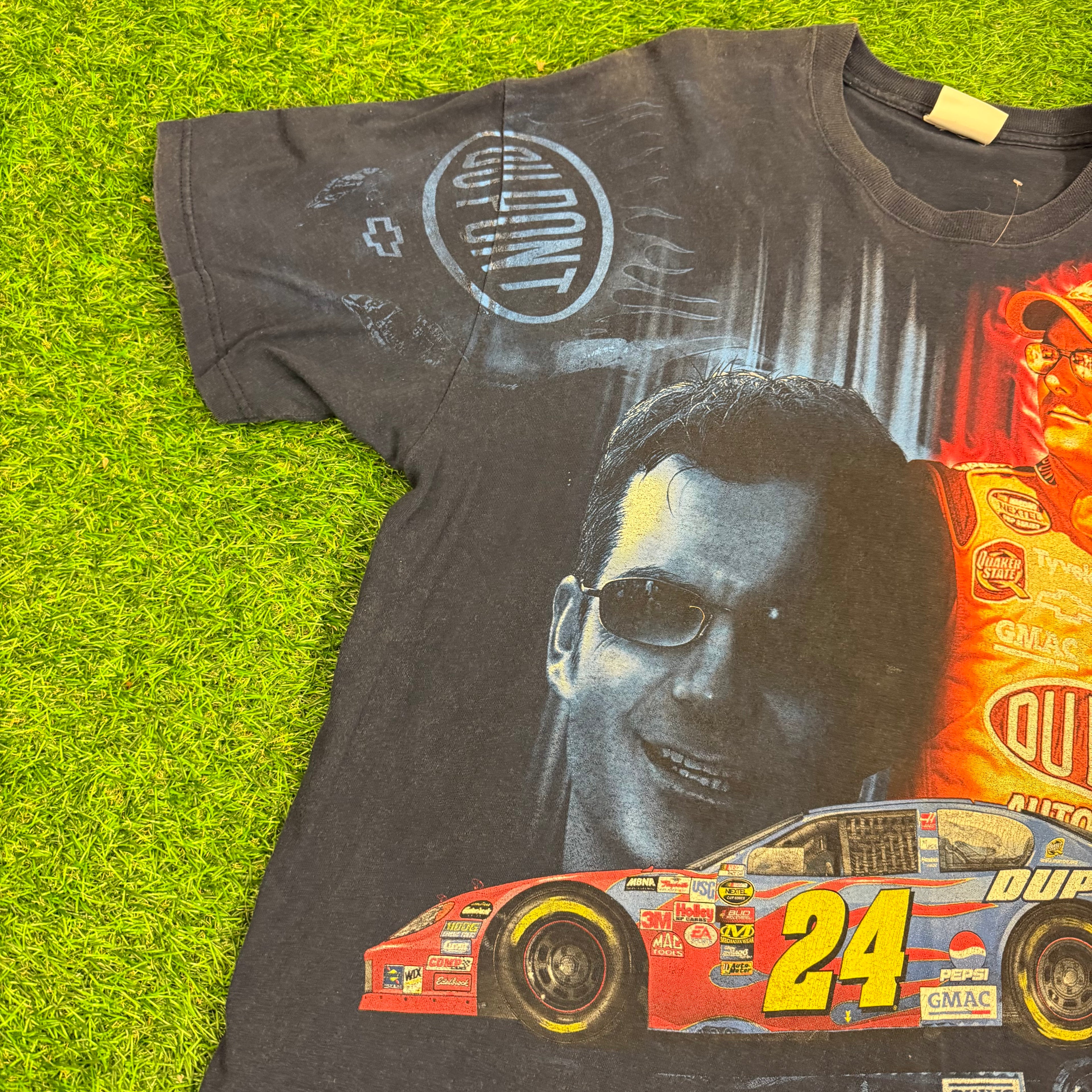Vintage Jeff Gordon All Over Print Tee - XL