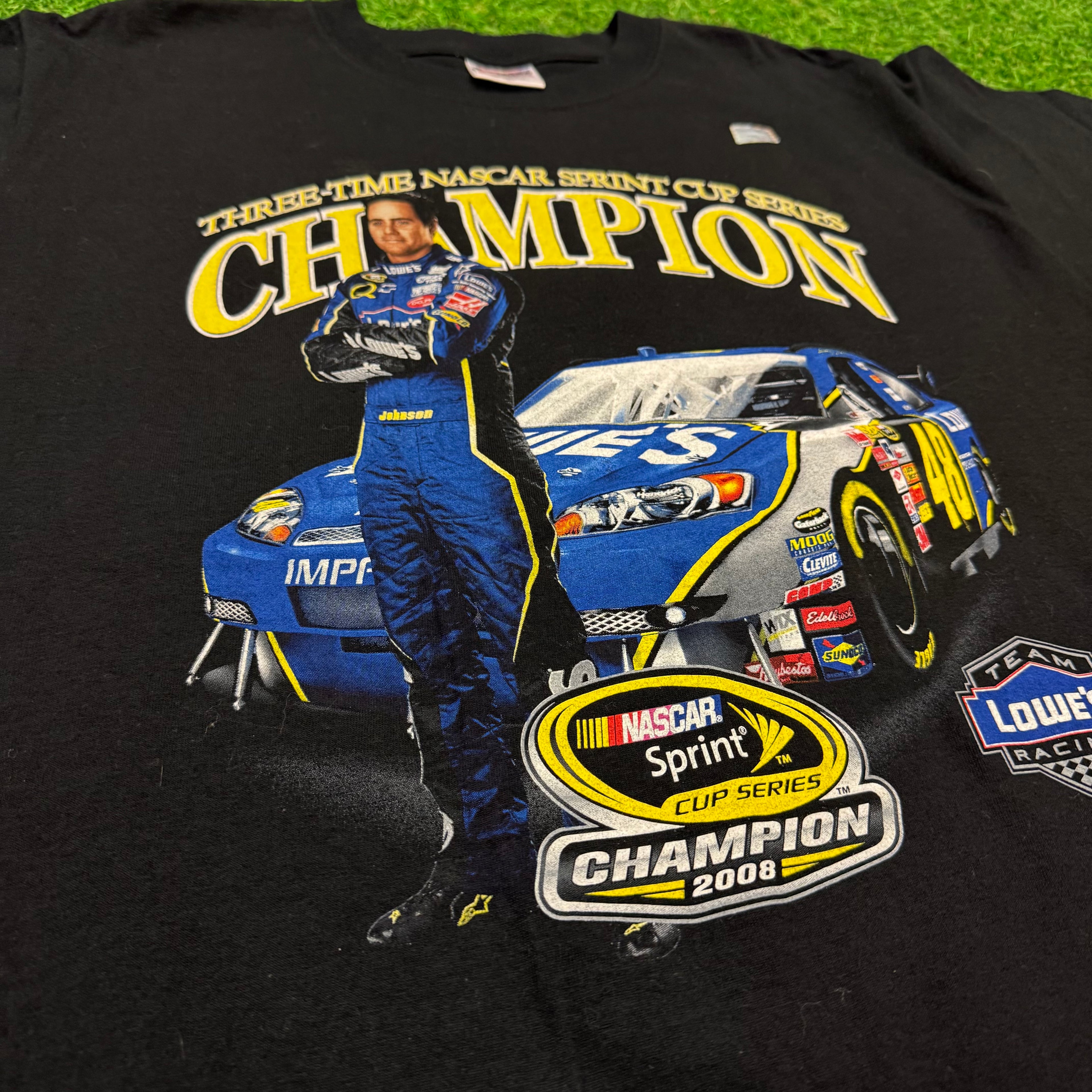 Jimmy Johnson 3X Champion Race Tee - L (Unworn)