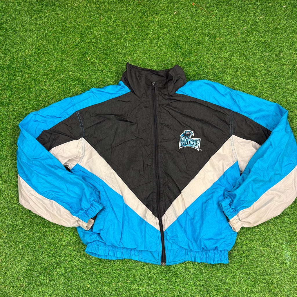 FAT Goose Carolina Panthers Windbreaker - L
