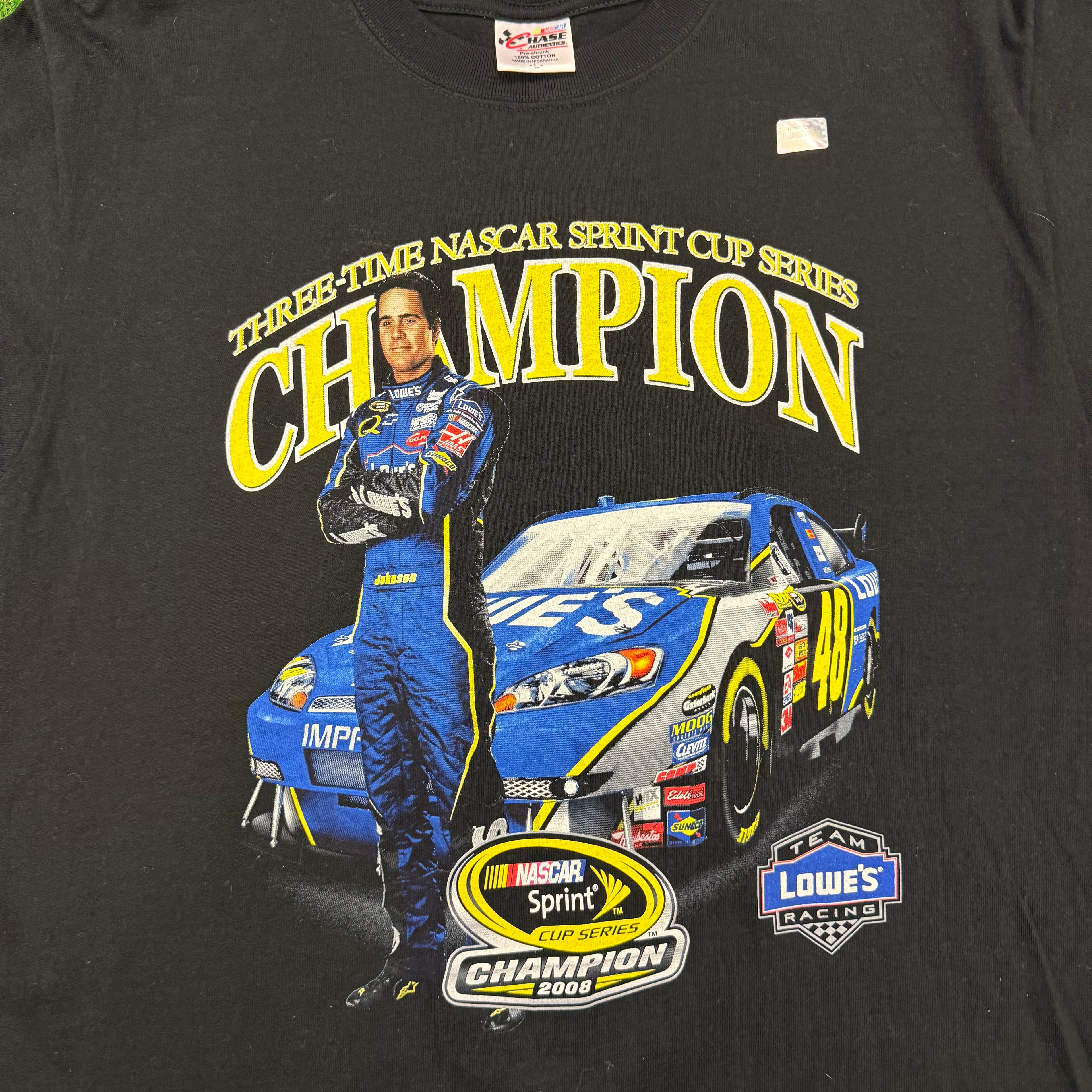 Jimmy Johnson 3X Champion Race Tee - L (Unworn)