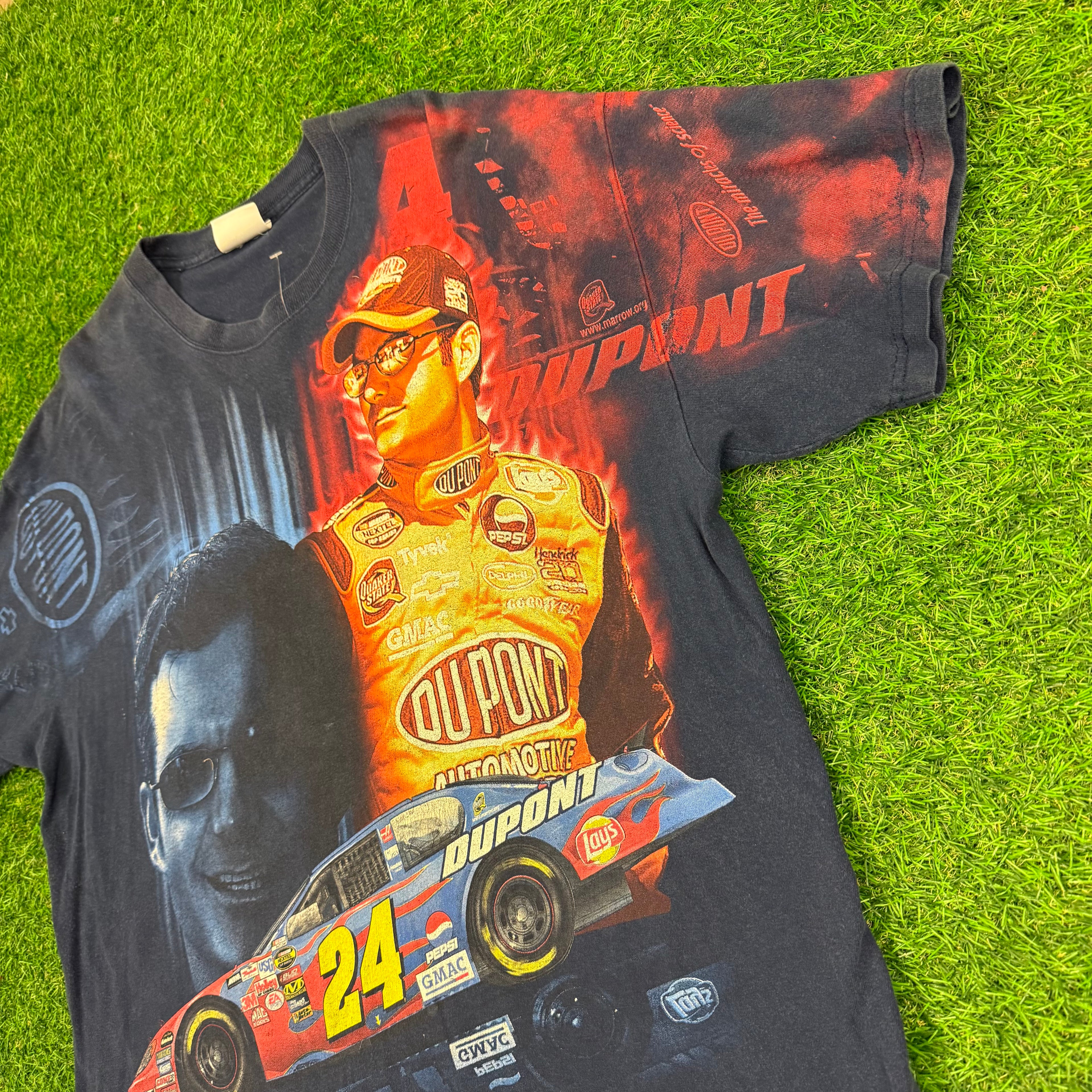 Vintage Jeff Gordon All Over Print Tee - XL