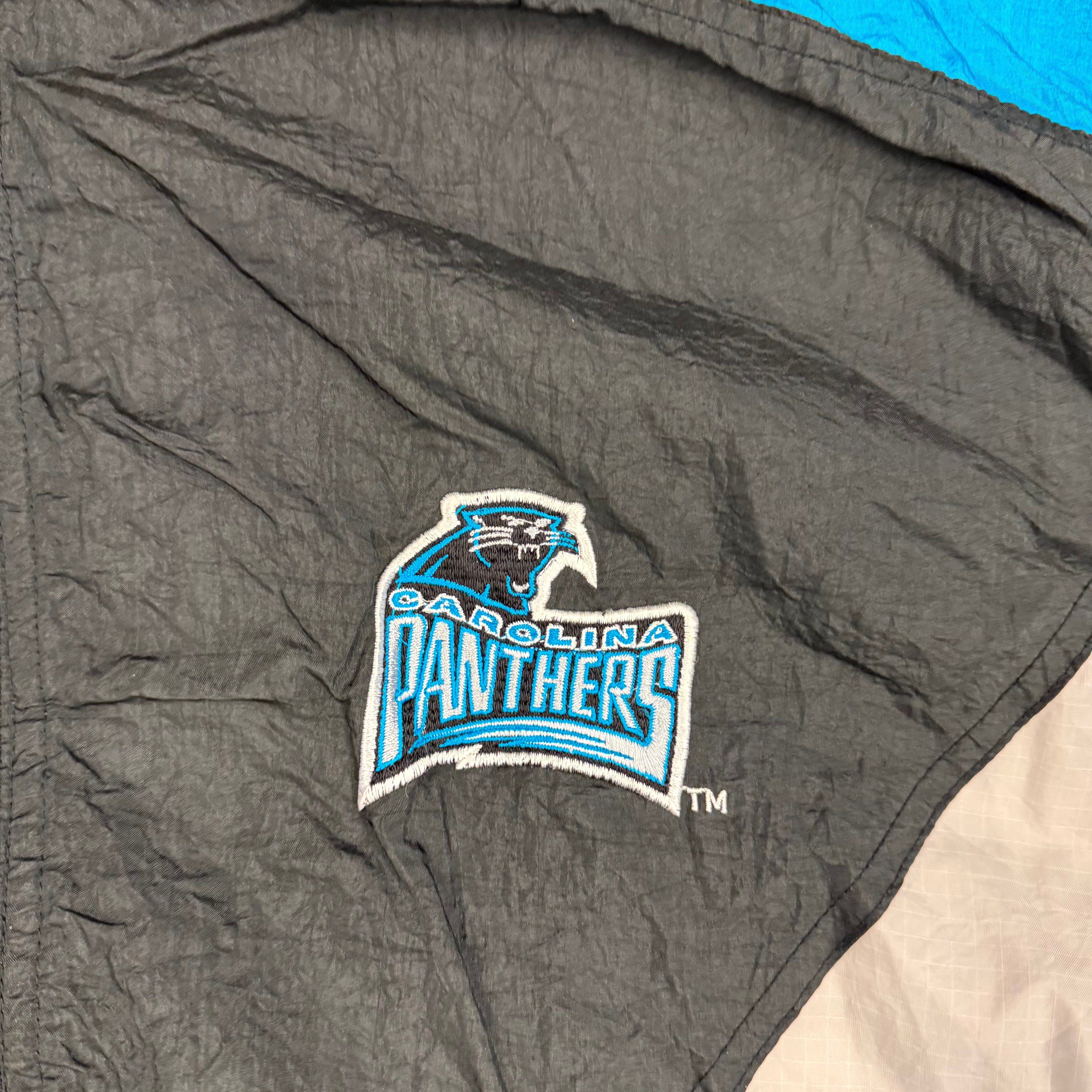 FAT Goose Carolina Panthers Windbreaker - L