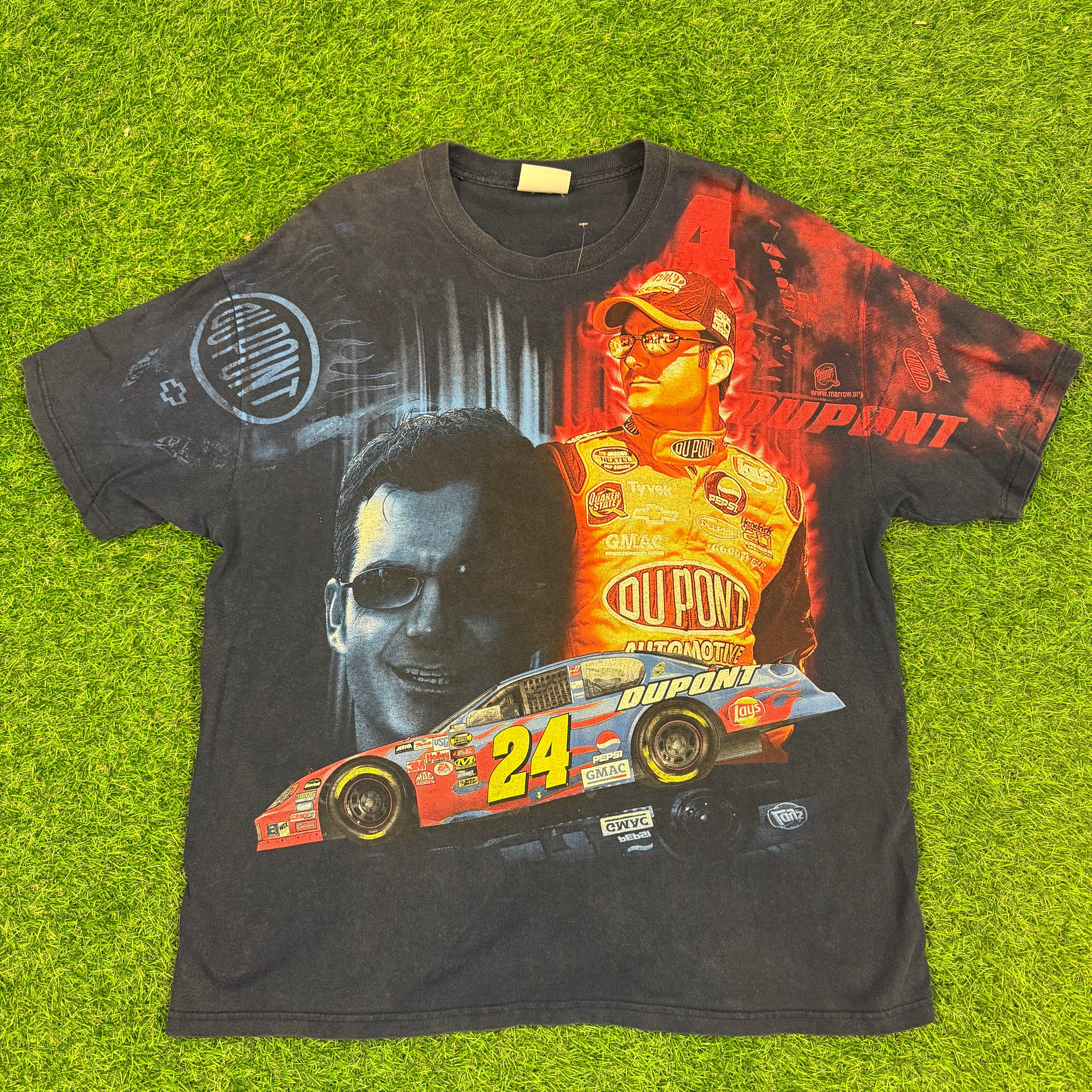 Vintage Jeff Gordon All Over Print Tee - XL
