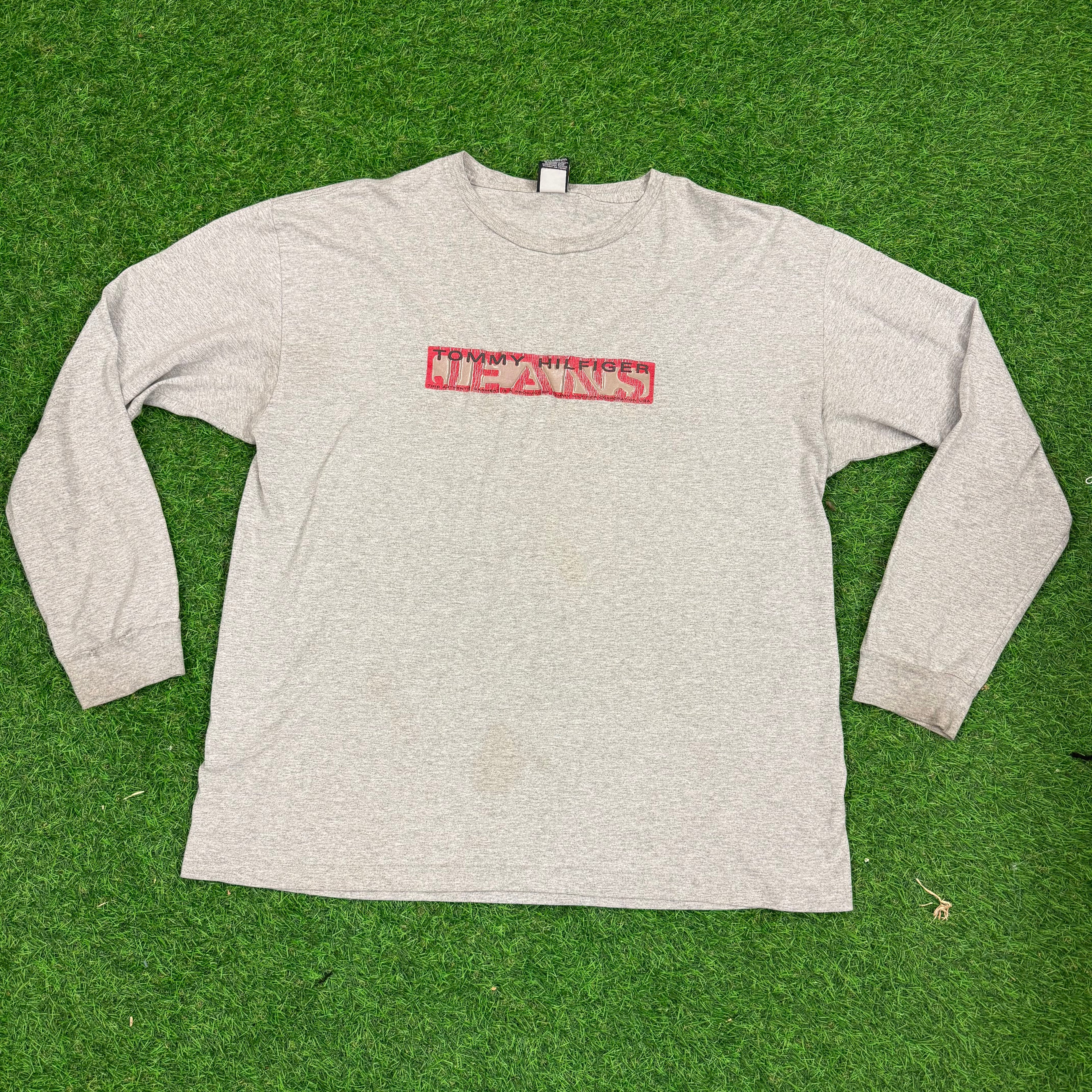 Vintage Tommy Jeans Long Sleeve Tee - 2XL