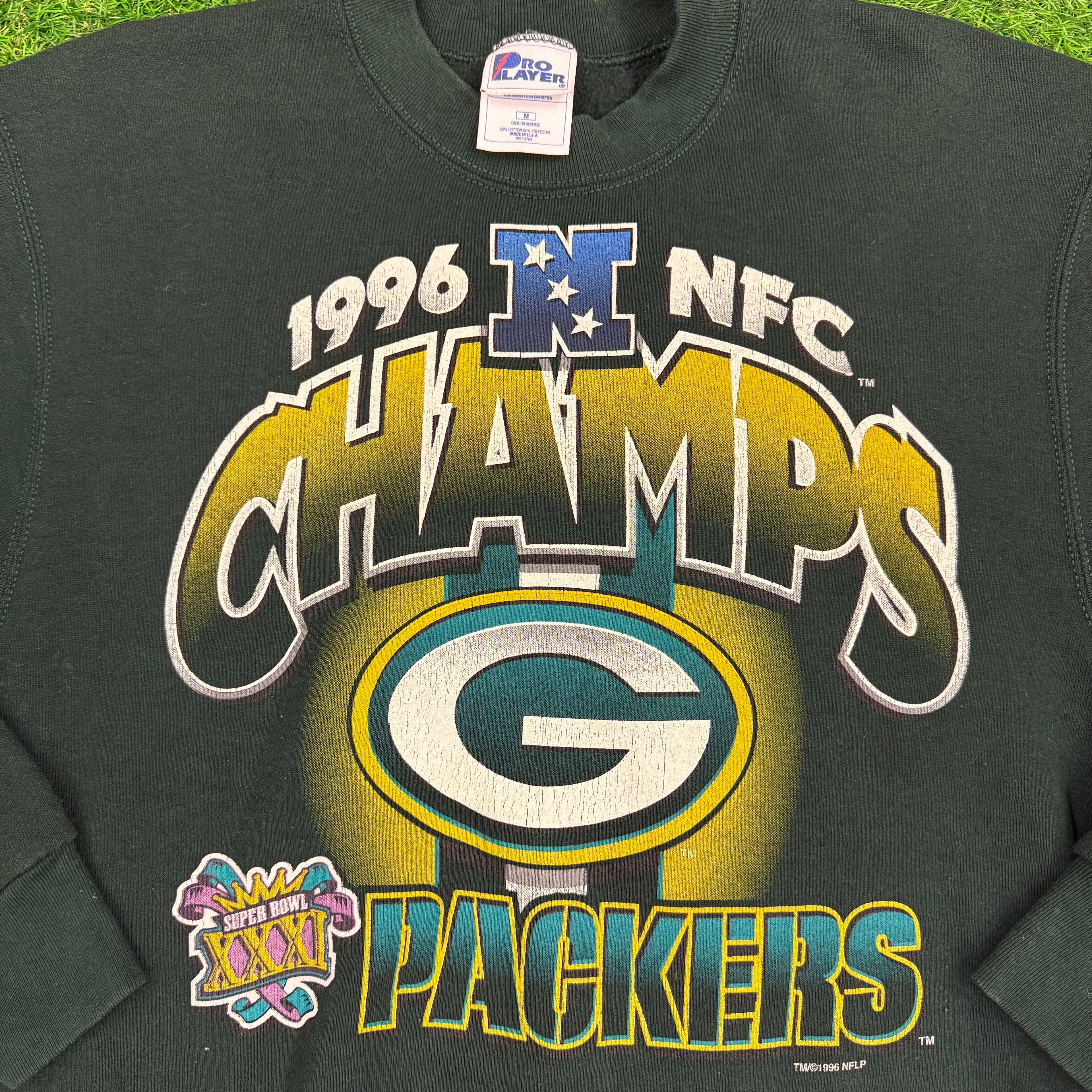 1996 Green Bay Packers NFC Champs Sweatshirt - M