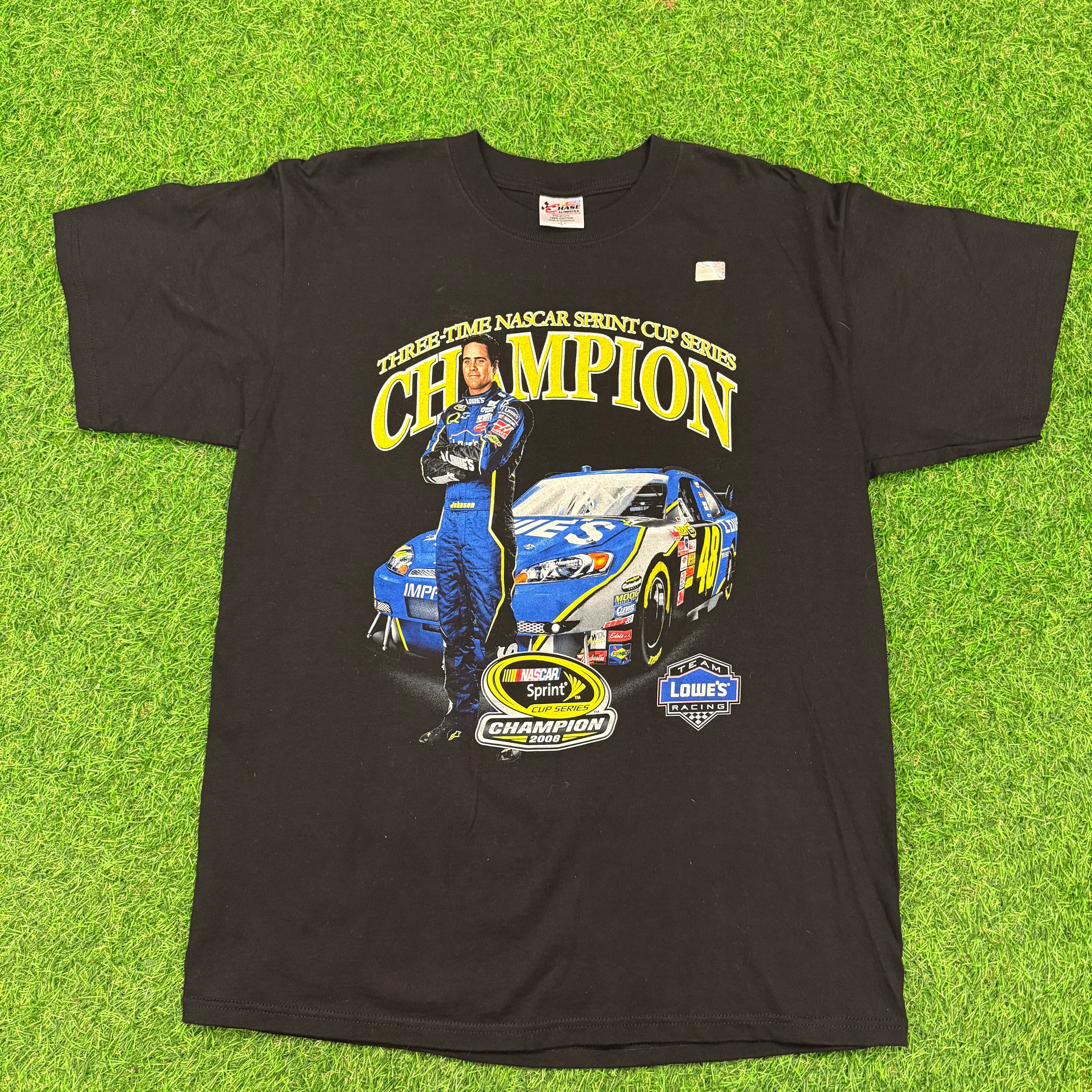 Jimmy Johnson 3X Champion Race Tee - L (Unworn)