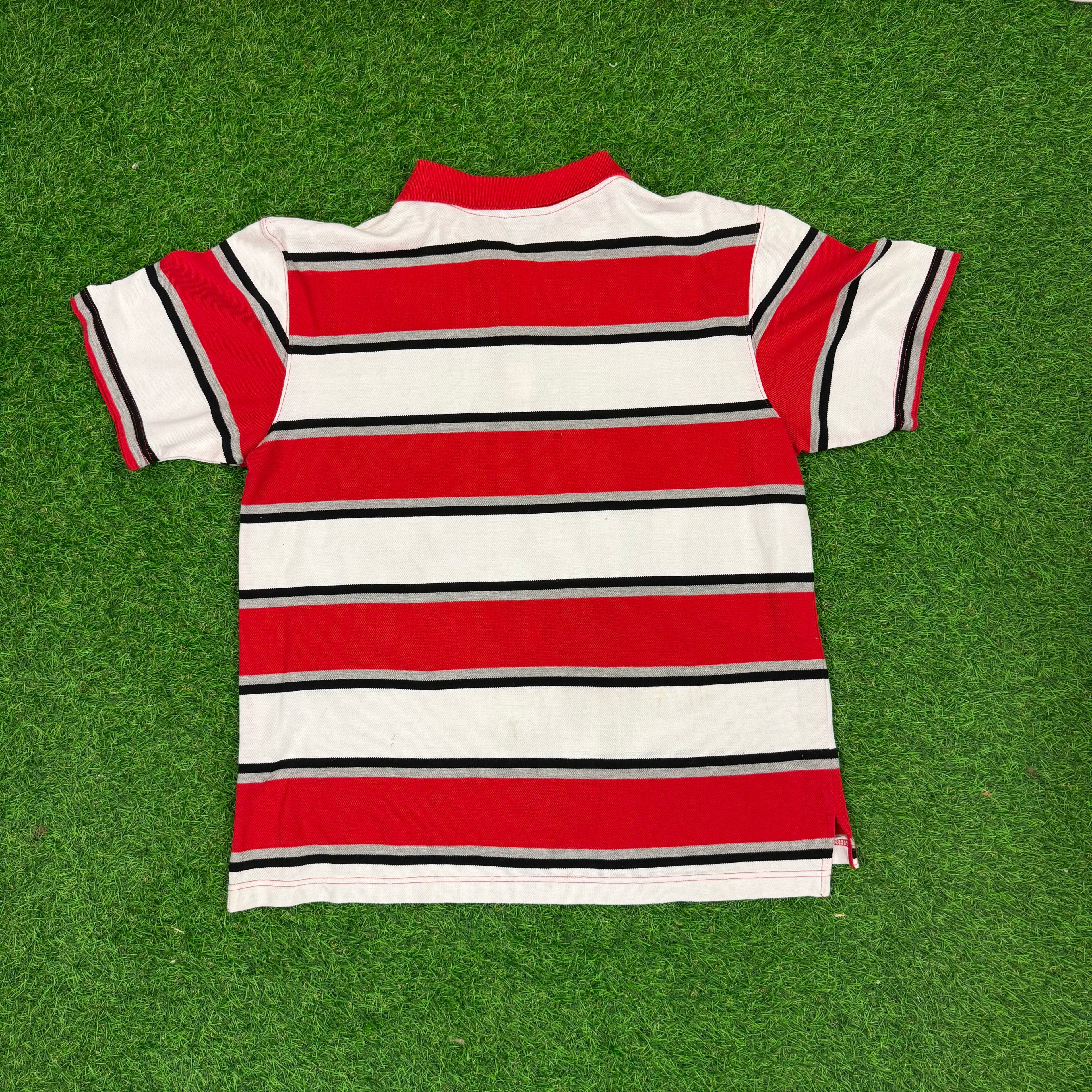 Vintage Bugle Boy Striped Polo