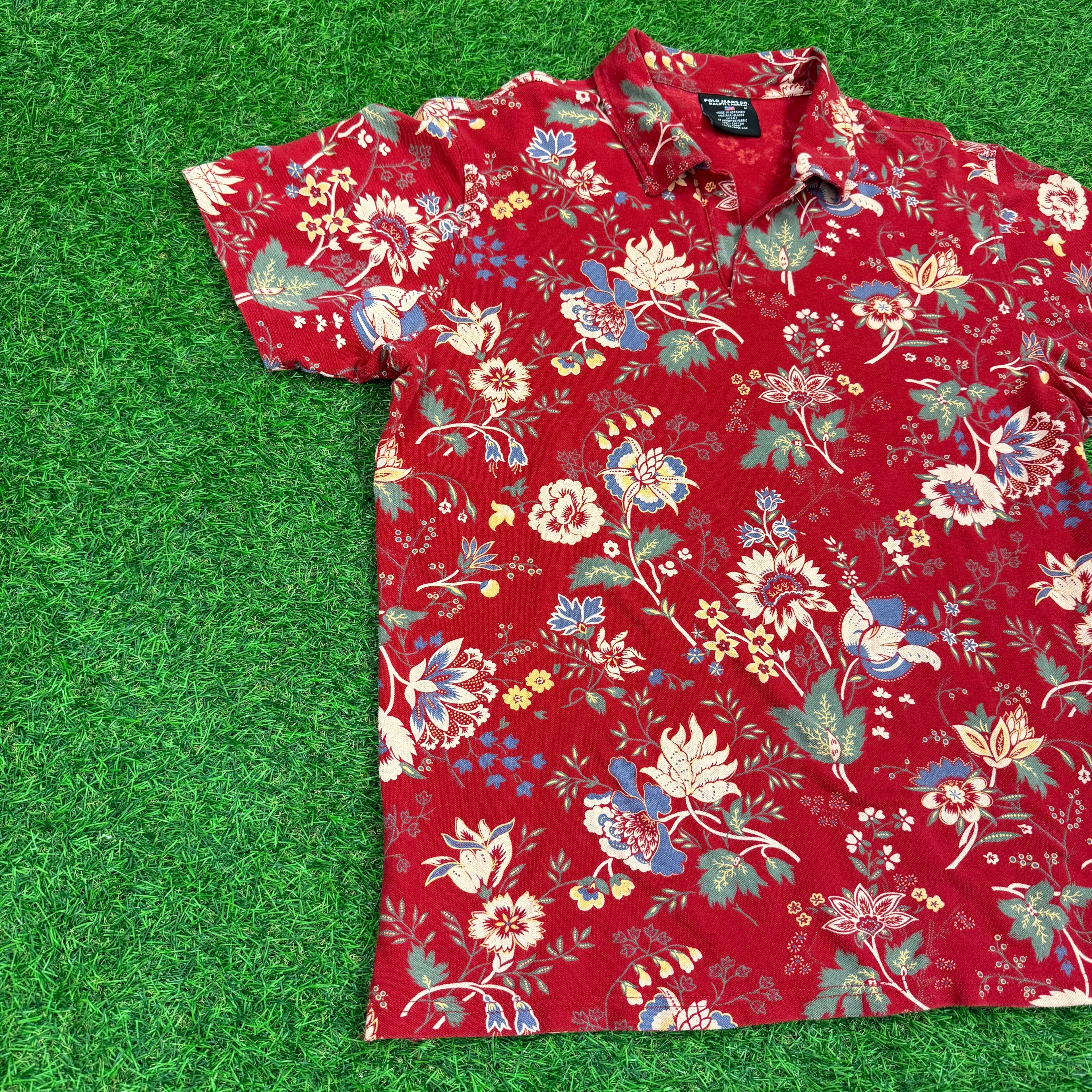 Vintage Ralph Lauren Polo Jeans Co Hawaiian Polo - M