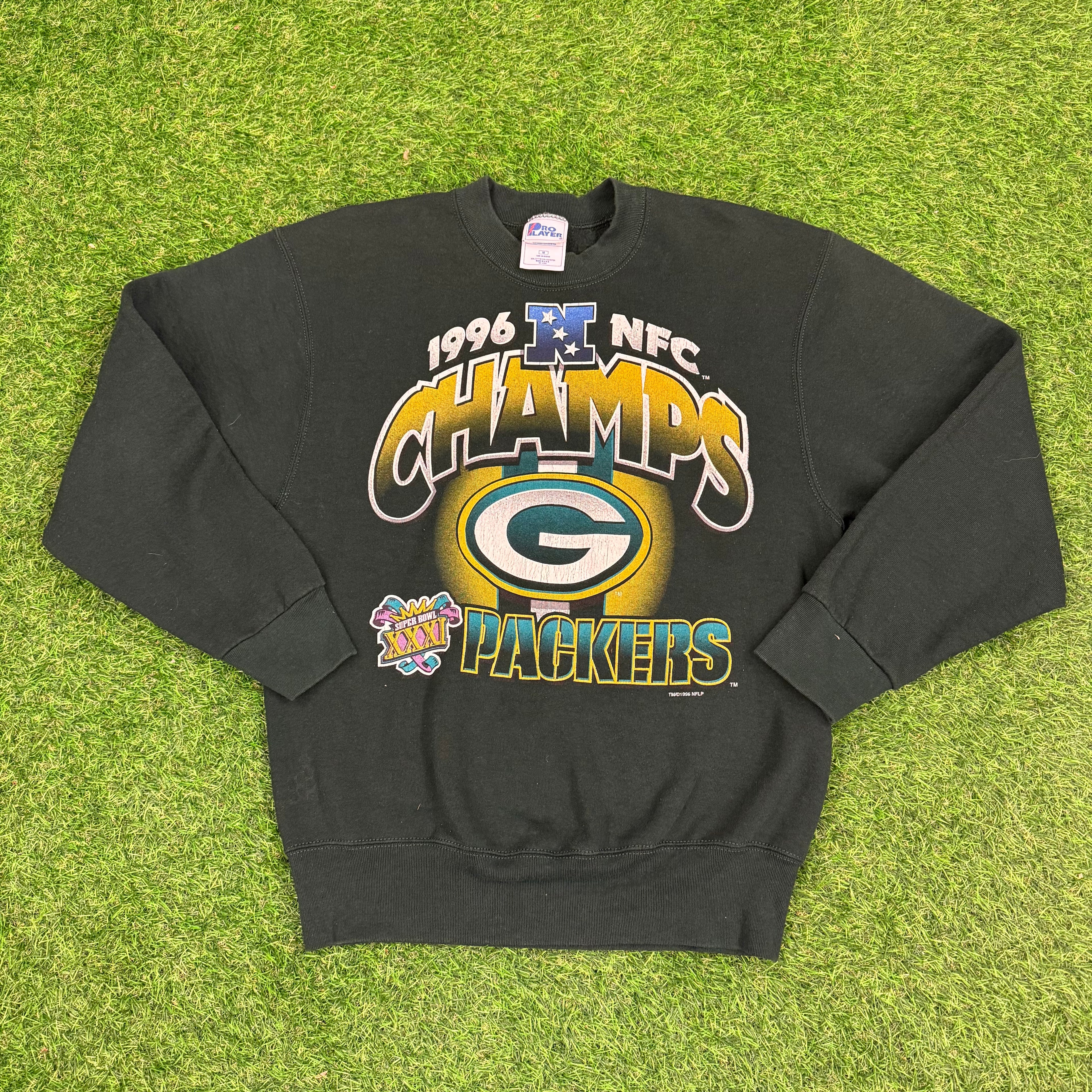 1996 Green Bay Packers NFC Champs Sweatshirt - M
